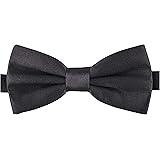 Herren Fliege Schwarz - Bereits Gebunden & Verstellbar