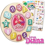 Love Diana Clock Puzzle Shape Sorting Game for