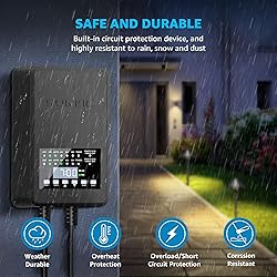 SUNVIE 200W Low Voltage Landscape Transformer with