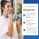 Pure Encapsulations Manganese 8mg - 60 Veg Capsules, Bioavailable Mineral view 2