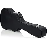 Gator Cases Hard-Shell Wood Case for 6 or 12 String Acoustic Dreadnought Guitars (GWE-DREAD 12)