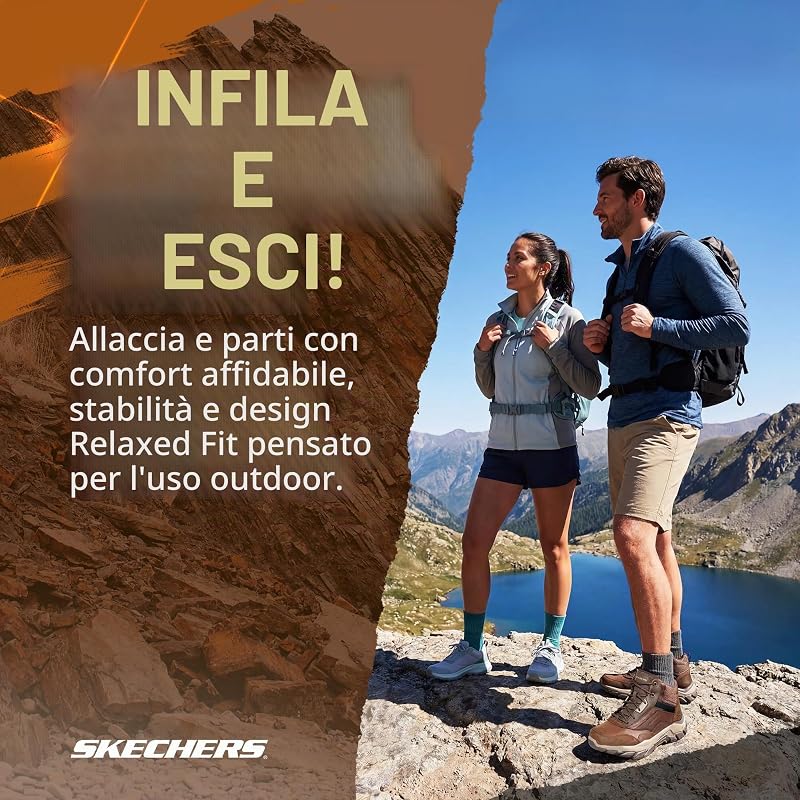 Santoro Hopkins - Scarponcini da trekking, Pelle di cacao sintetico Mesh, 46 EU