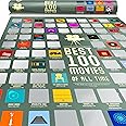Travel Revealer 100 Movie Scratch Off Poster 2024 Selected IMDb Top 100 Movies Scratch Off Poster 17"x24" Best Films of All Time Movie Bucket List Scratch Off Poster | Scratch Off Movie Poster Silver
