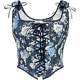 Scarlet Darkness Women Renaissance Corset Pirate Bustier Top Bodice Bodyshaper