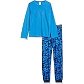 Calvin Klein Kids Boys' Long Sleeve T-Shirt and Jogger Pajama 2-Piece Set