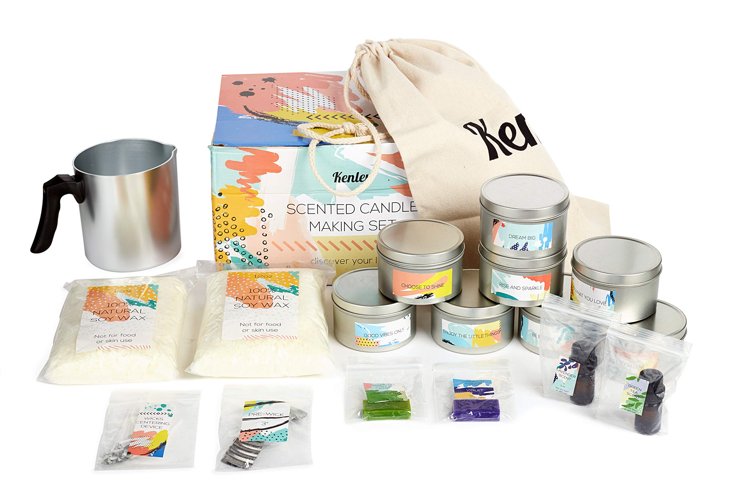 Candle Making Kit Gift Set for Kids & Adults with Candle Making