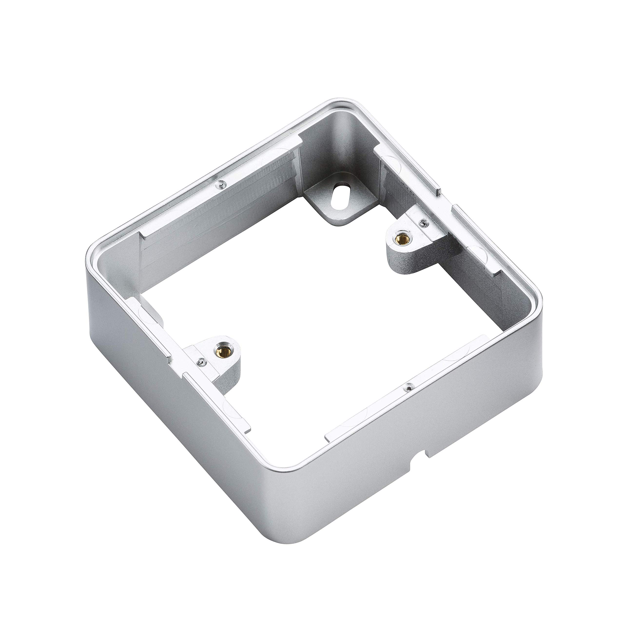 Knightsbridge 1GSBGY 1G Surface Box, Grey, 3.4 cm*9.25 cm*9.25 cm — image 1