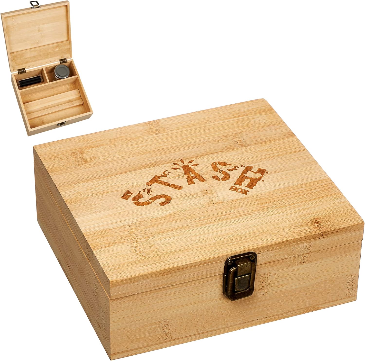 My Stash Box Herb Storage Box Smell Proof Stash Box Smoke
