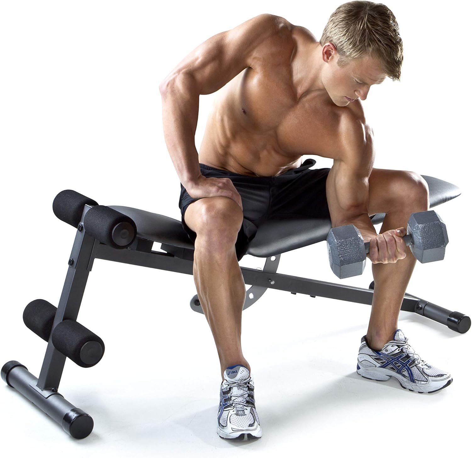 Weider XR 5.9 Slant Bench 6-Position Weight Bench: Sports & Outdoors