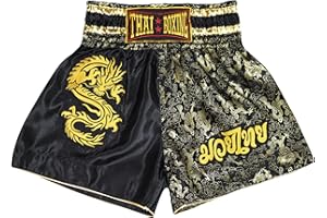 SIAMKICK Classic Muay Thai Shorts for Men Women Boxing Kickboxing High Grade MMA Fight Clothing Training Workout Trunks