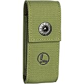 LEATHERMAN, Premium Nylon Snap Sheath, Fits 3.25" to 4.5" Multi-Tools, Moss, Medium