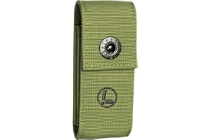 LEATHERMAN, Premium Nylon Snap Sheath, Fits 3.25" to 4.5" Multi-Tools, Moss, Medium