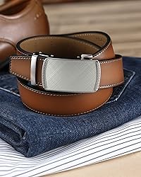 CHAOREN Mens Belt Leather Ratchet Belt