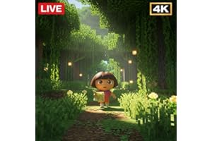 Dora craft Explorer Piano: Adventure Map Music – 4K Relaxing Screensaver