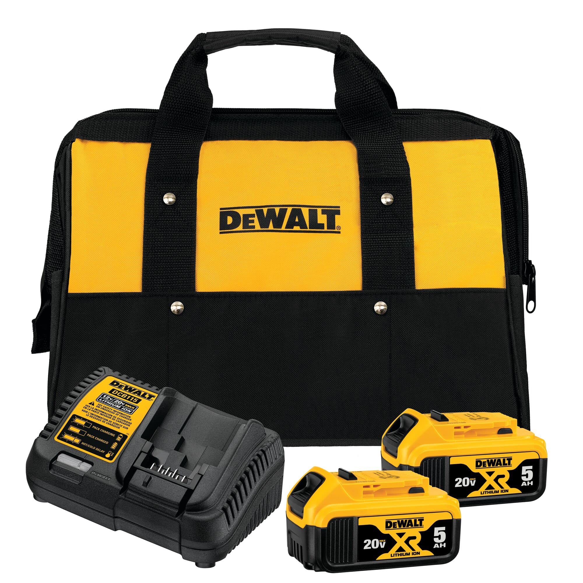 DEWALT 20V MAX Battery Charging Kit, Includes 2