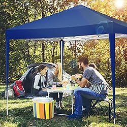 TOOLUCK 10x10 Pop Up Canopy Tent with 4 Sidewalls