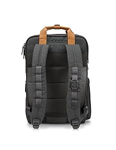 Comfortable shoulder straps and double top handles