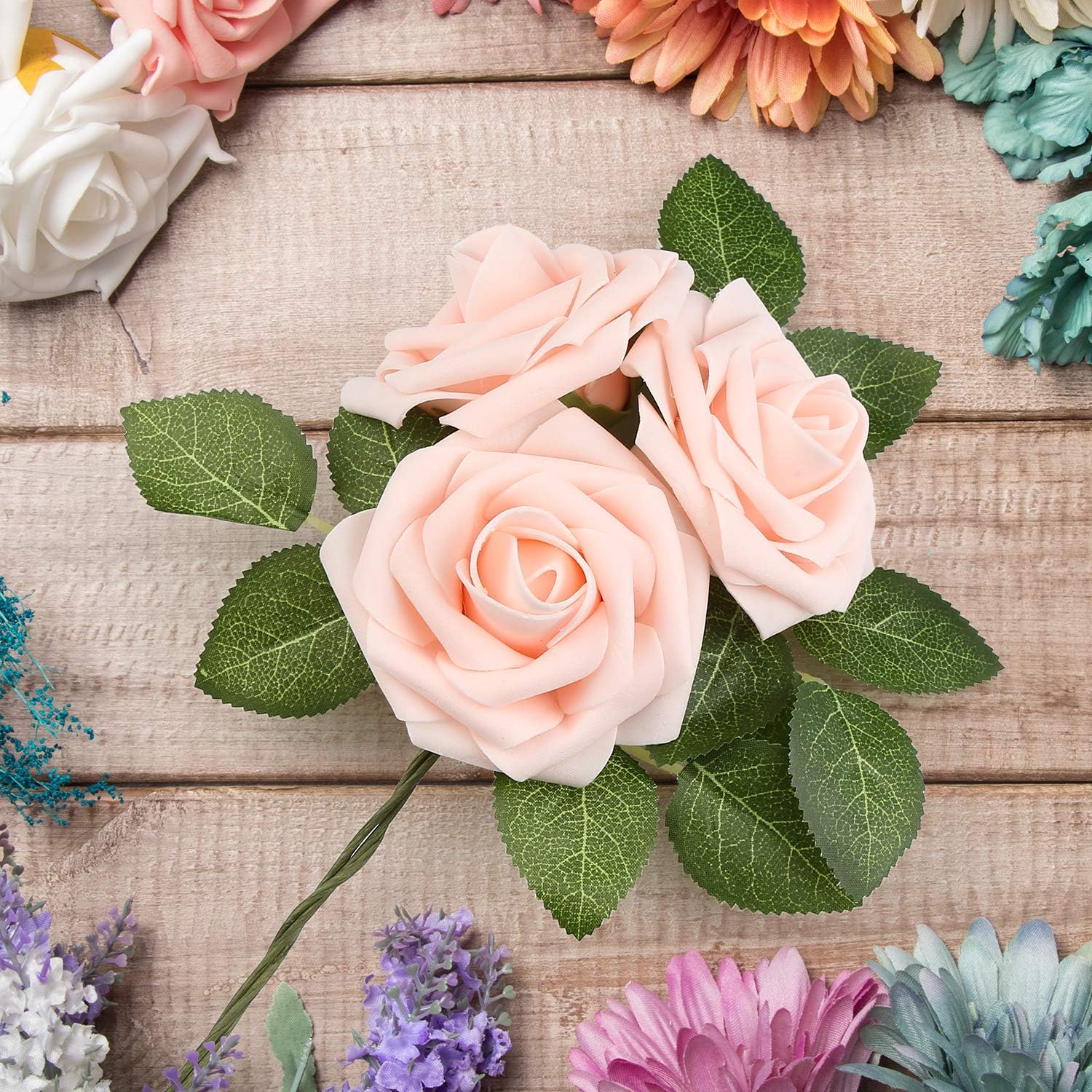 Arrangements Jardin Floraux Décoration dune Maison Mitening Mousse Rose