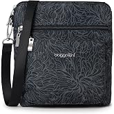 Baggallini Modern Pocket Crossbody Bag for Women, 8.5"x8.5" Handbag Purse with RFID, Lightweight Water-Resistant