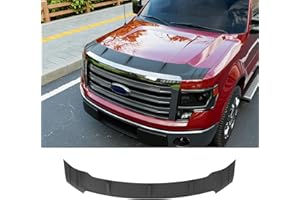 Xipoo Hood Deflector Compatible with 2009 2010 2011 2012 2013 2014 Ford F150 Hood Protector TPE Shield Replacement for 2009-2014 Ford F-150 Accessories