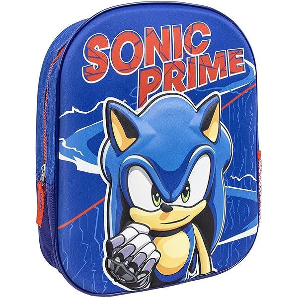 Sonic Backpack Shoulder Bag - Blue - 13 x 23 x 7 cm - Made