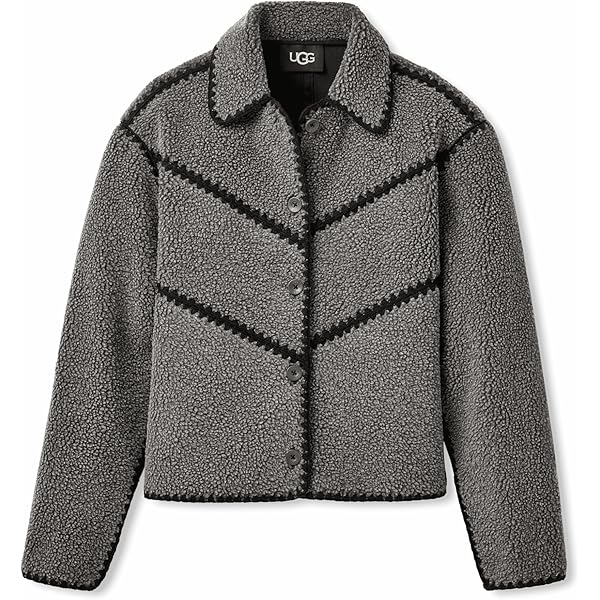 UGG Men's Ashbury Uggfluff Peacoat Jacket, Chestnut, XXL at Amazon