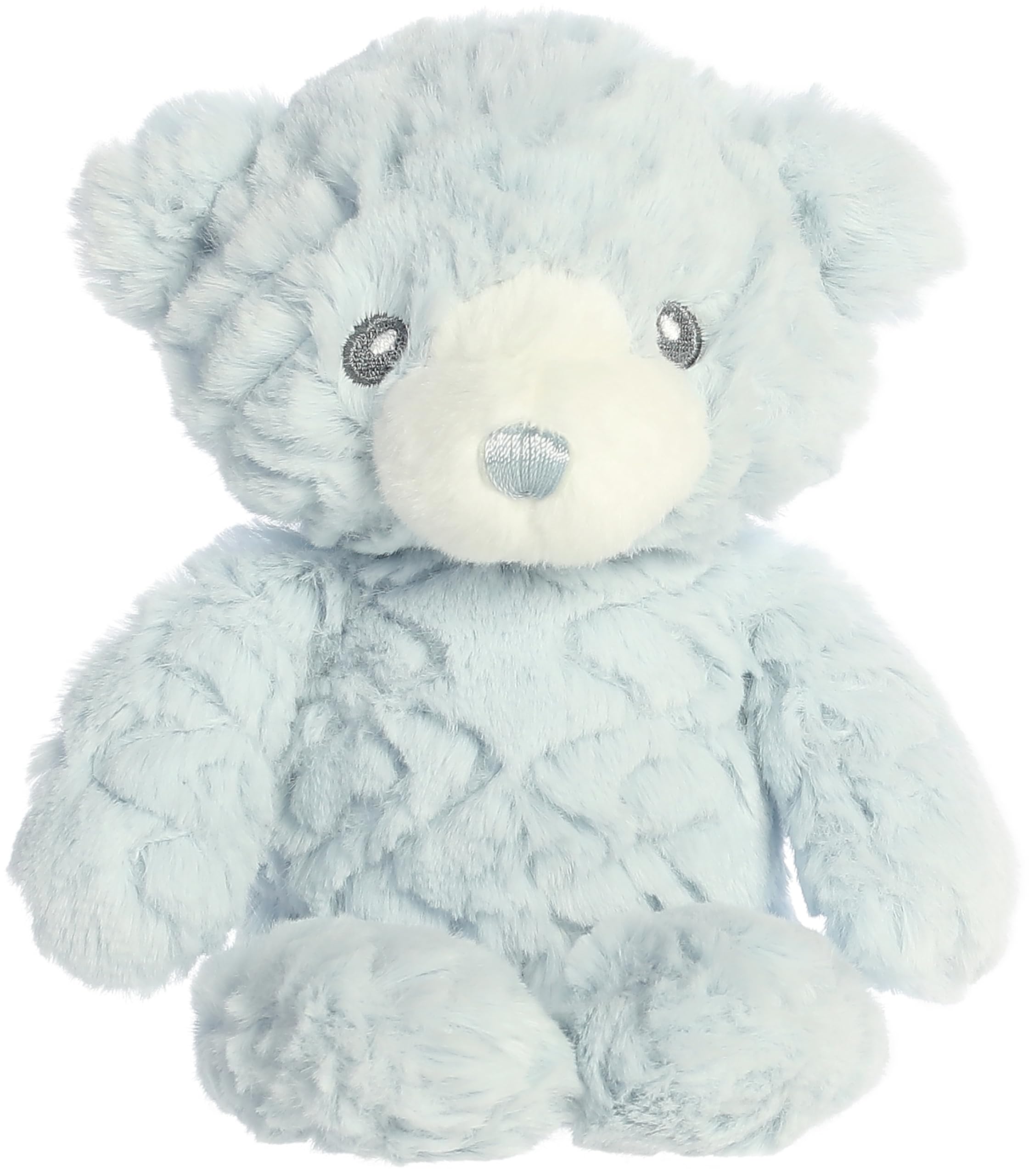 Photo 1 of Aurora® Snuggly Huggy Bear™ Baby Stuffed Animal - Comforting Companion - Imaginative Play - Blue 10 Inches