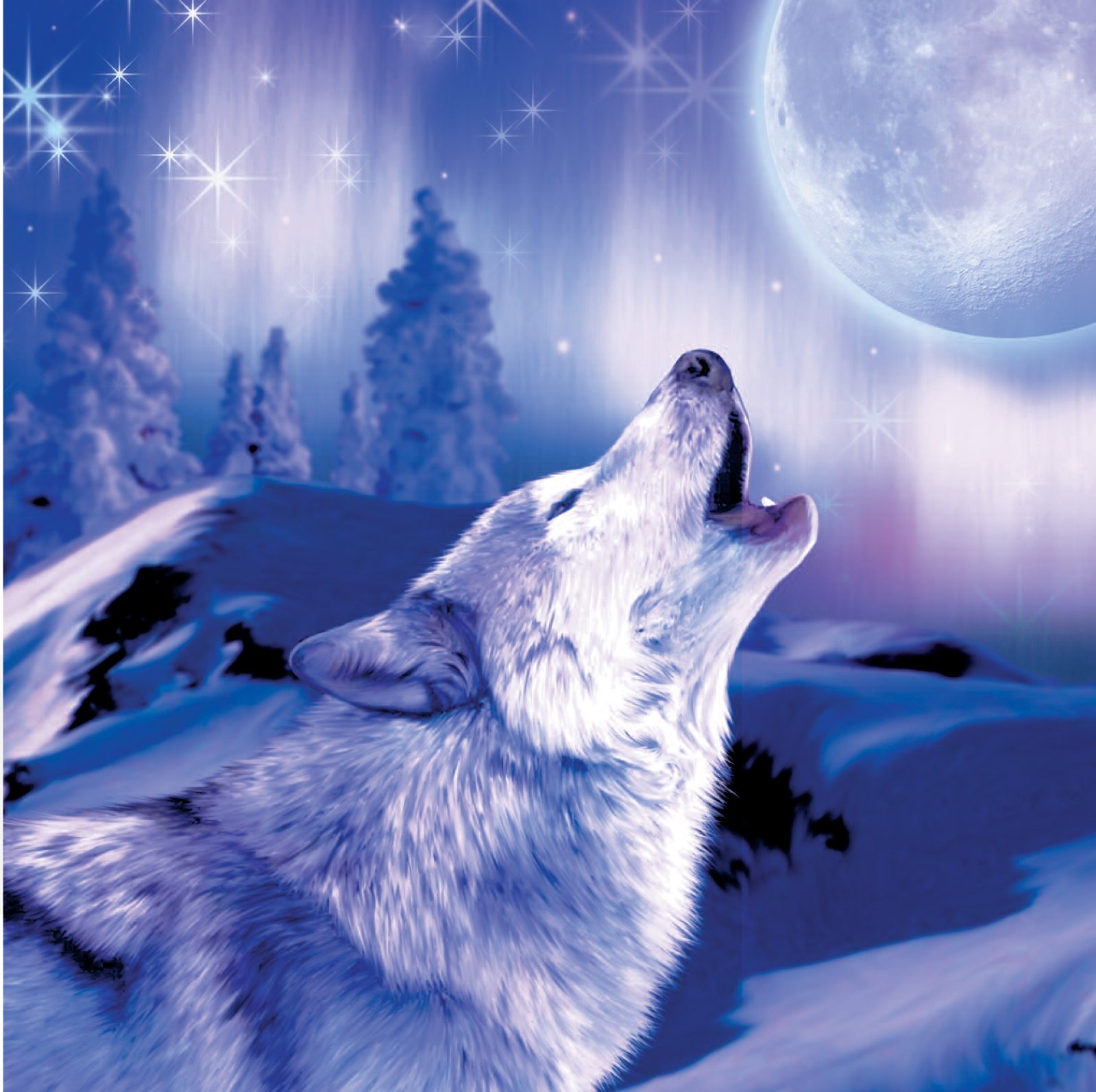 Greeting Card - Wolf Music