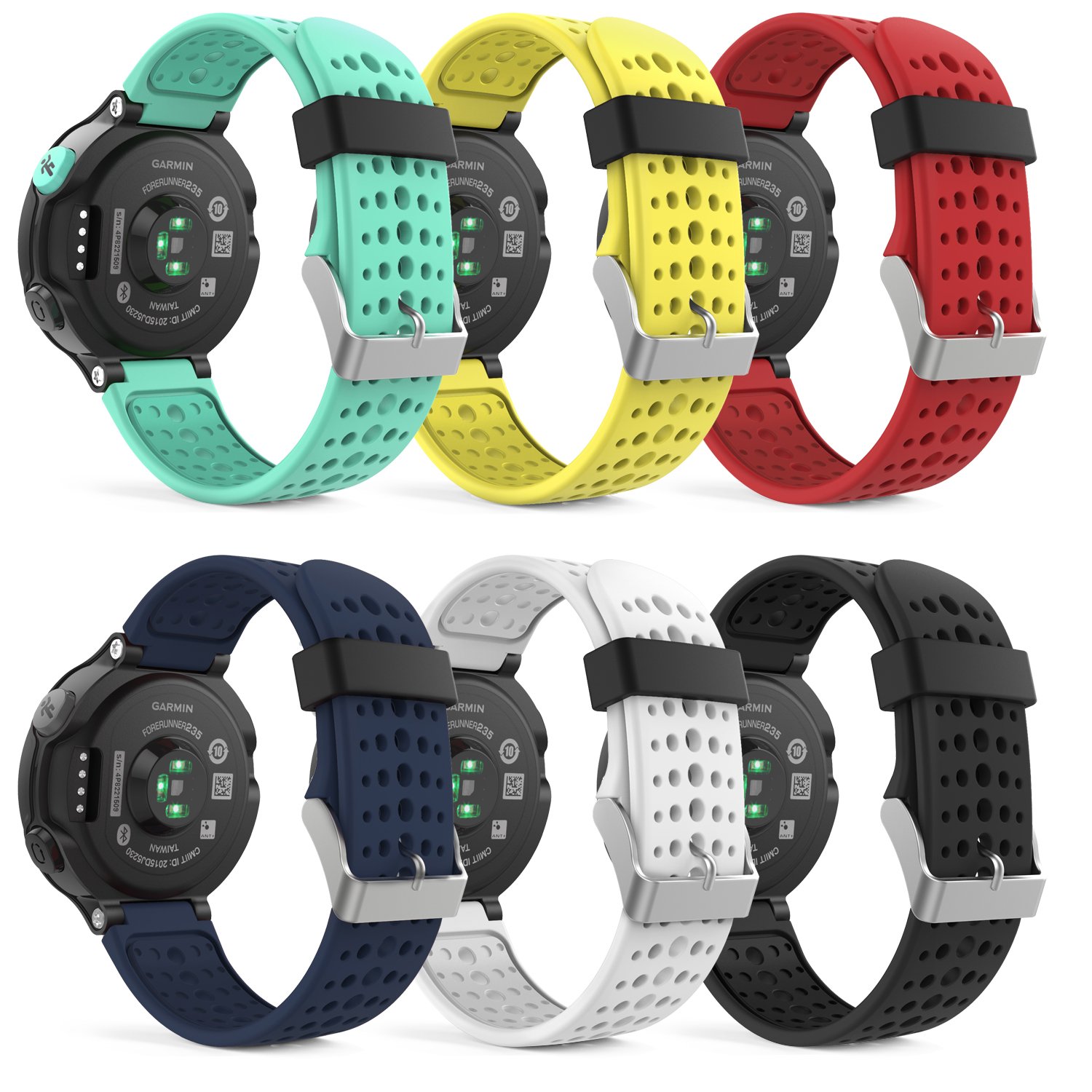 MoKo Forerunner   Correa Packs Reemplazo Suave Silicona Watch Band Deportiva