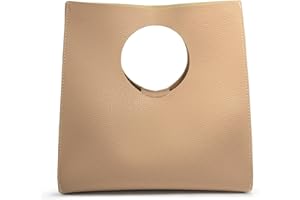 HOXIS Vintage Minimalist Style Soft Pu Leather Handbag Clutch Small Tote