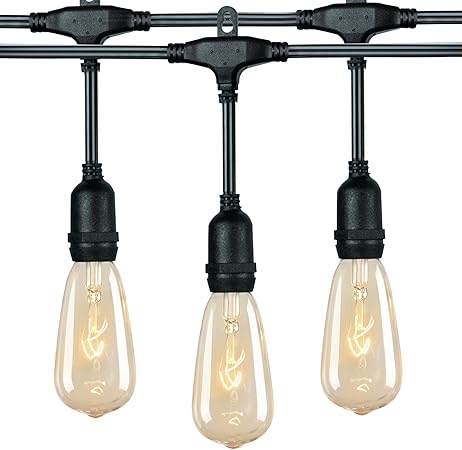 Amazon Com 18ft Outdoor Weatherproof String Lights With 12