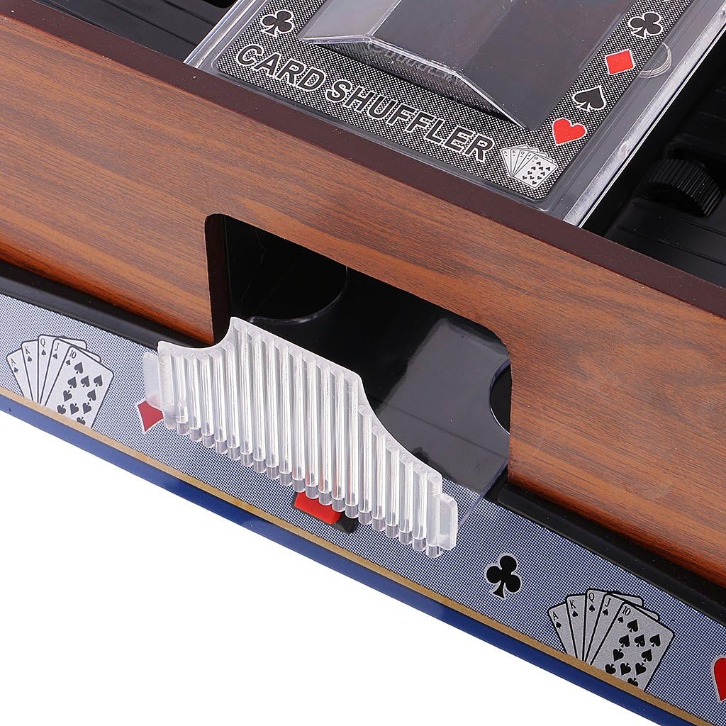 Electric Shuffling Machine 1 or 2 Deck for Blackjack Poker Games Texas Holdem FLAMEER Automatic