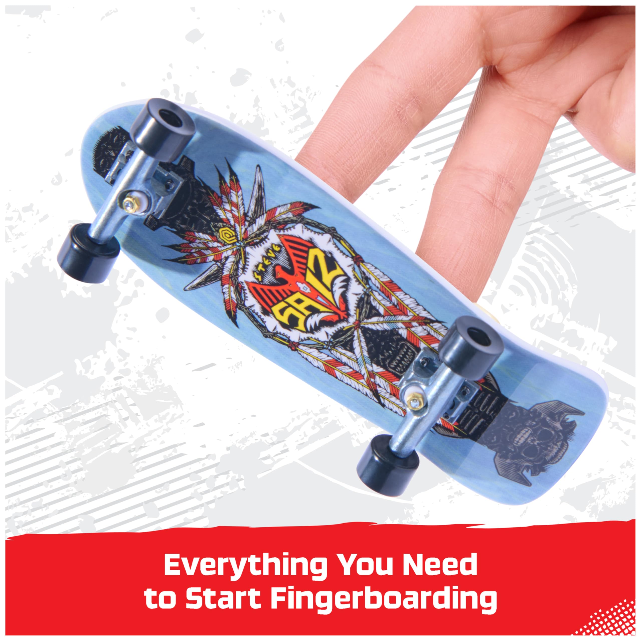 TECH DECK Powell Peralta Legends SK8Shop Bonus Pack with Ramp, Collectible and Customizable Mini Skateboards, Kids Toys for Ages 6 and up