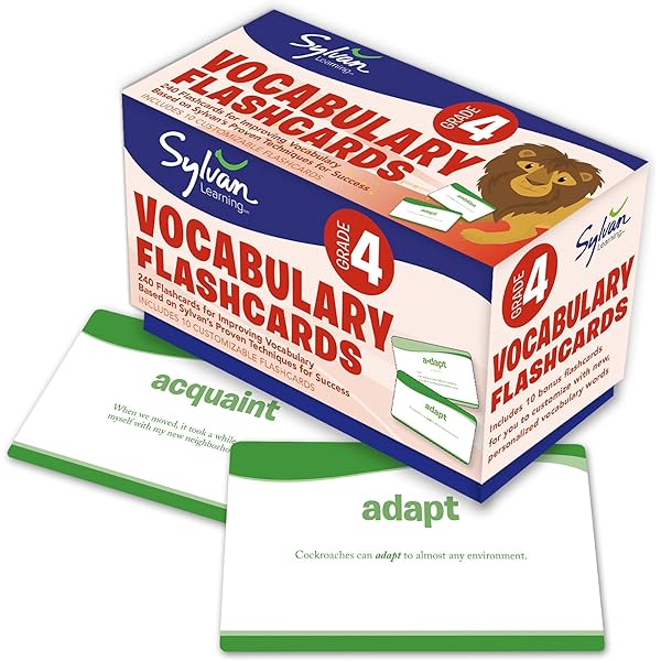 洋書 5th Grade Vocabulary Flashcards: 240 Flashcards for Improving Vocabulary Based on Sylvan&#39;s Proven Techniques for Success  Sylvan Language Arts Flashcards 41eDKbV7yYL.jpg_BO30,255,255,