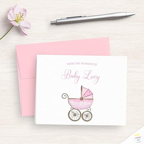 writing thank you notes for baby shower