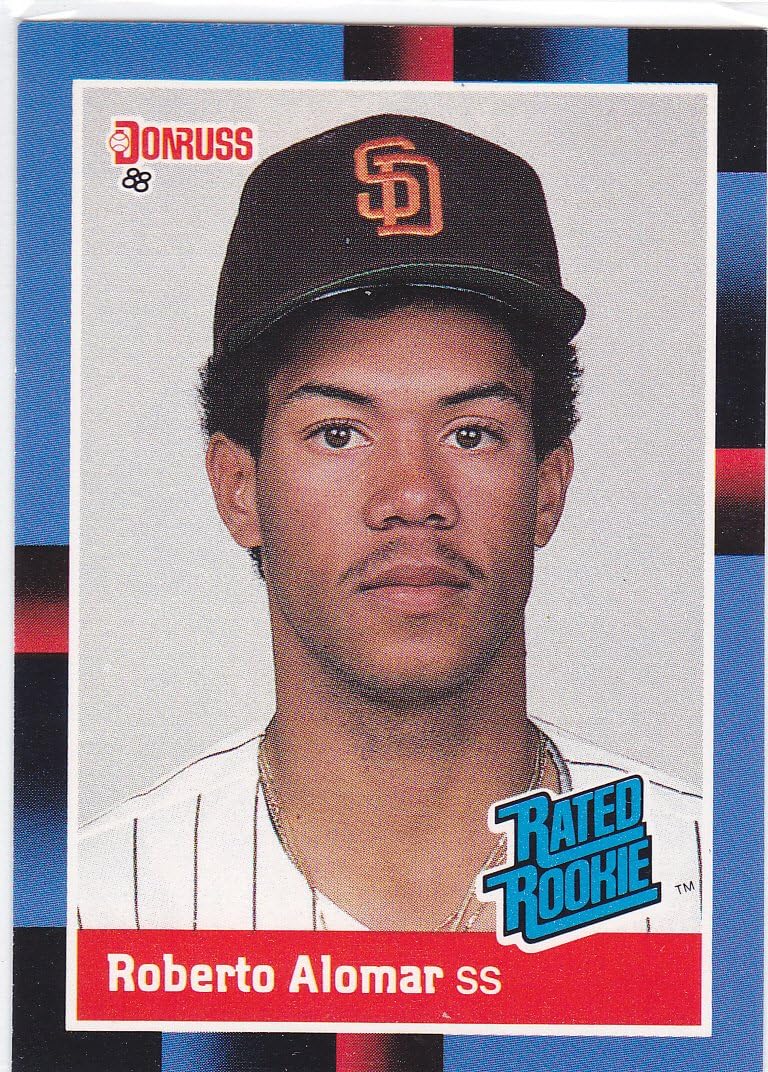 1988 DONRUSS ROBERTO ALOMAR ROOKIE CARD at Amazon's Sports ...