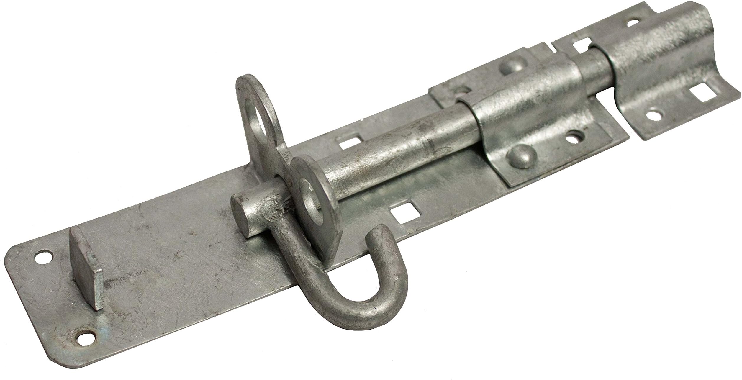 Quality Ironmongery BOL0038AMZ 152 mm Brenton Padlock Bolt - Galvanised