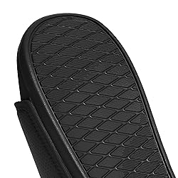 adidas Unisex Adilette Comfort Slide Sandal, Core