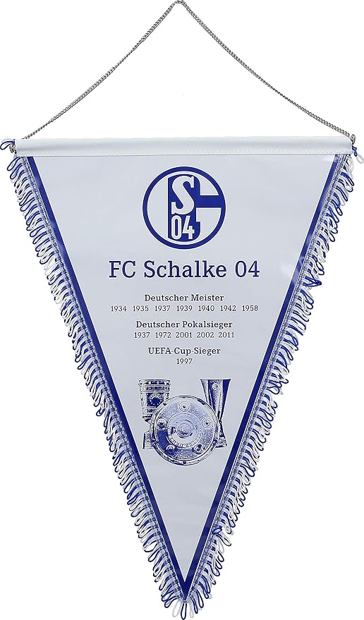 Fanion Brodé Original FC Schalke 04 Übergabe - Occasion Bon État Gelsenkirchen