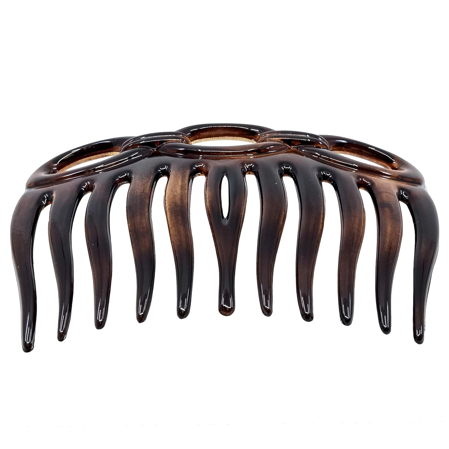 Camila Paris CP826/2 French Hair Side Comb 3 inch Small, Tortoise Shell Flexible Durable Cellulose Hair Combs, Strong Hold Hair Clips for Women, No Slip Styling Girls Hair Accessories, Made in France : Beauty