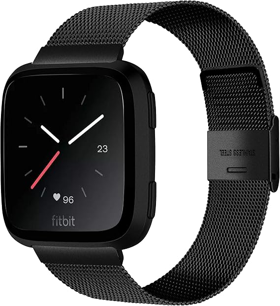 fitbit versa watch band size