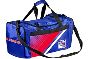 FOCO NHL New York Rangers Border Stripe Duffle Bag
