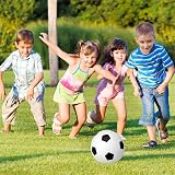 POTWPOT 5pc Inflatable Sport Balls Set w/ Pump - Football Basketball Volleyball view 5