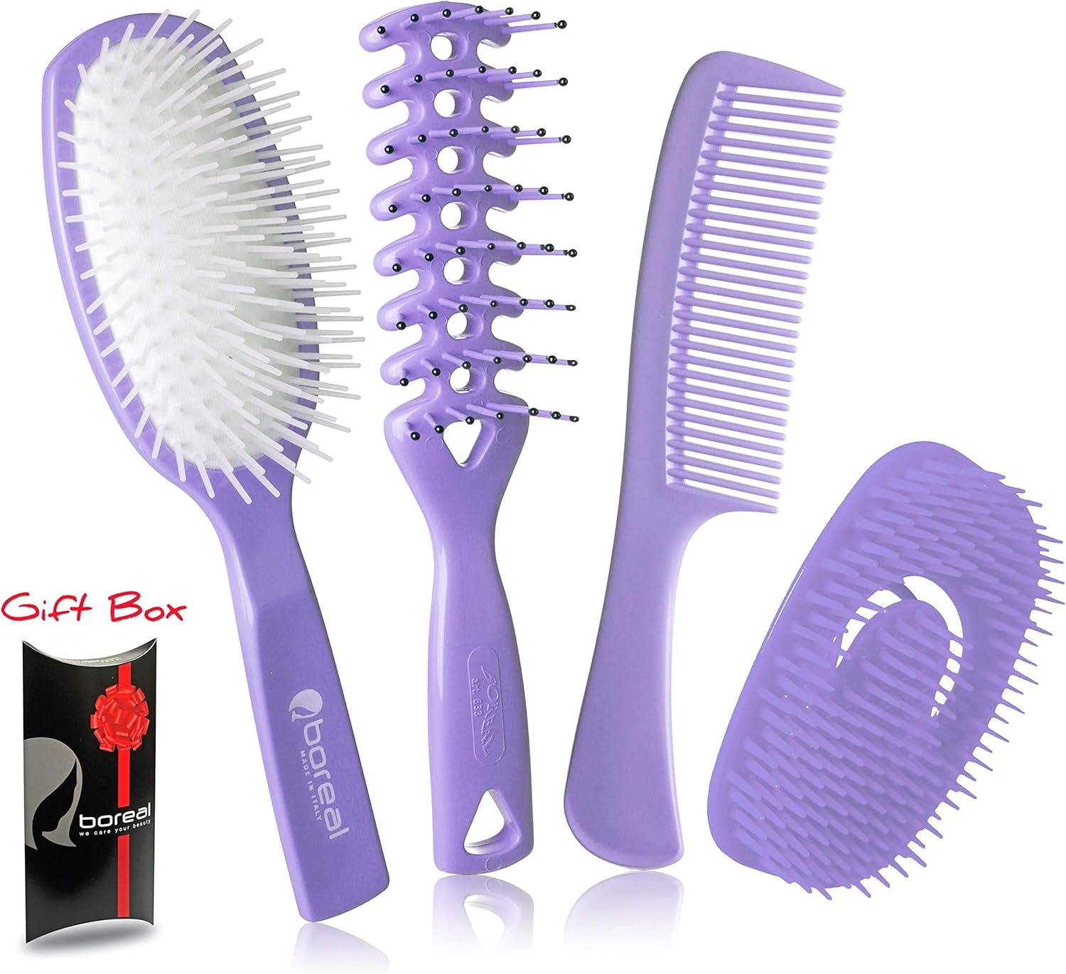 Set Detangling Hairbrushes. Great in The Shower