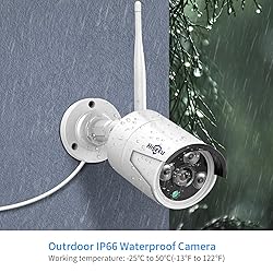 Hiseeu Camera Add on 2 Pack 5MP Outdoor Wireless