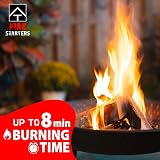 Topline 500 Instant Fire Starter Sachets Refillable Tube Waterproof Wood Burner view 5