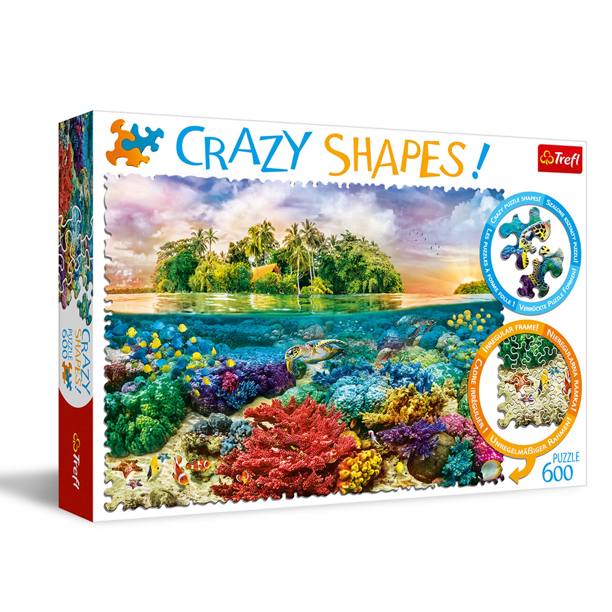 600pce Crazy Shapes - Tropical Island