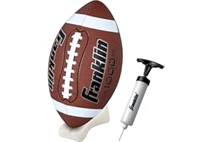 Franklin Sports Grip-Rite Gold Pump and Tee Football Set
