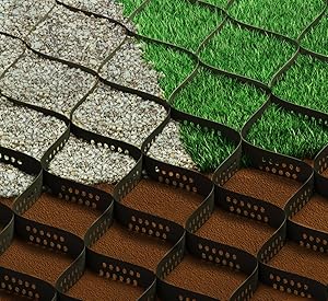Standartpark 2" Thick Geo Grid Ground Grid Polyethylene 160 sq ft 1885 LBS per sq ft strength