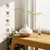 ASAKUKI 300ml Essential Oil Diffuser with 8 Oils 7 LED Lights Auto Shut-off view 3
